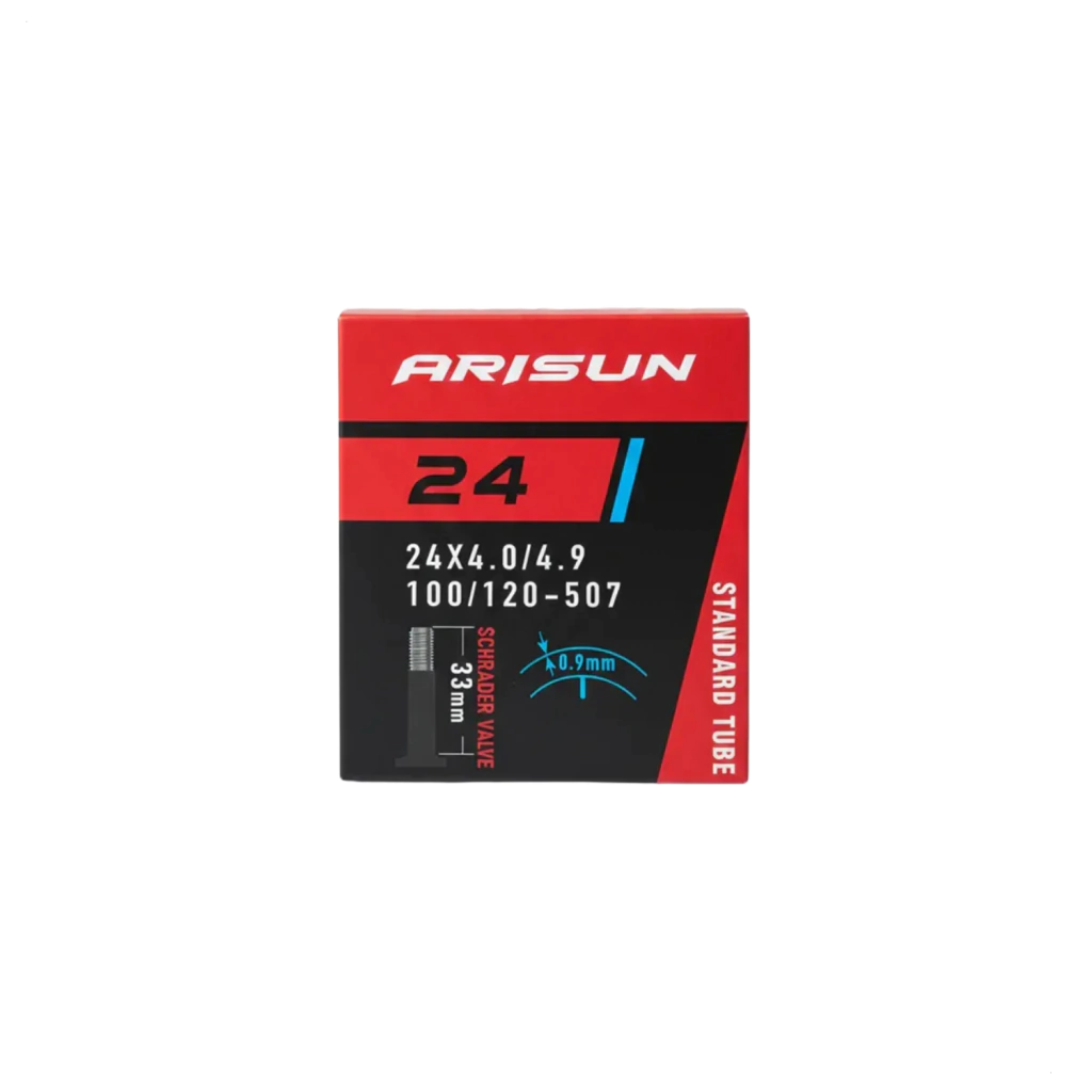 Camara Arisun 24x4.0/4.9 E-bike Valvula Americana/Grossa