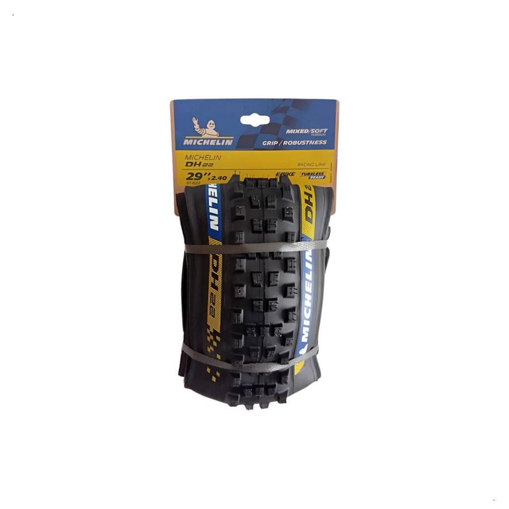 Pneu Michelin DH22 Racing Line 29x240 Kevlar Tlr Amarelo
