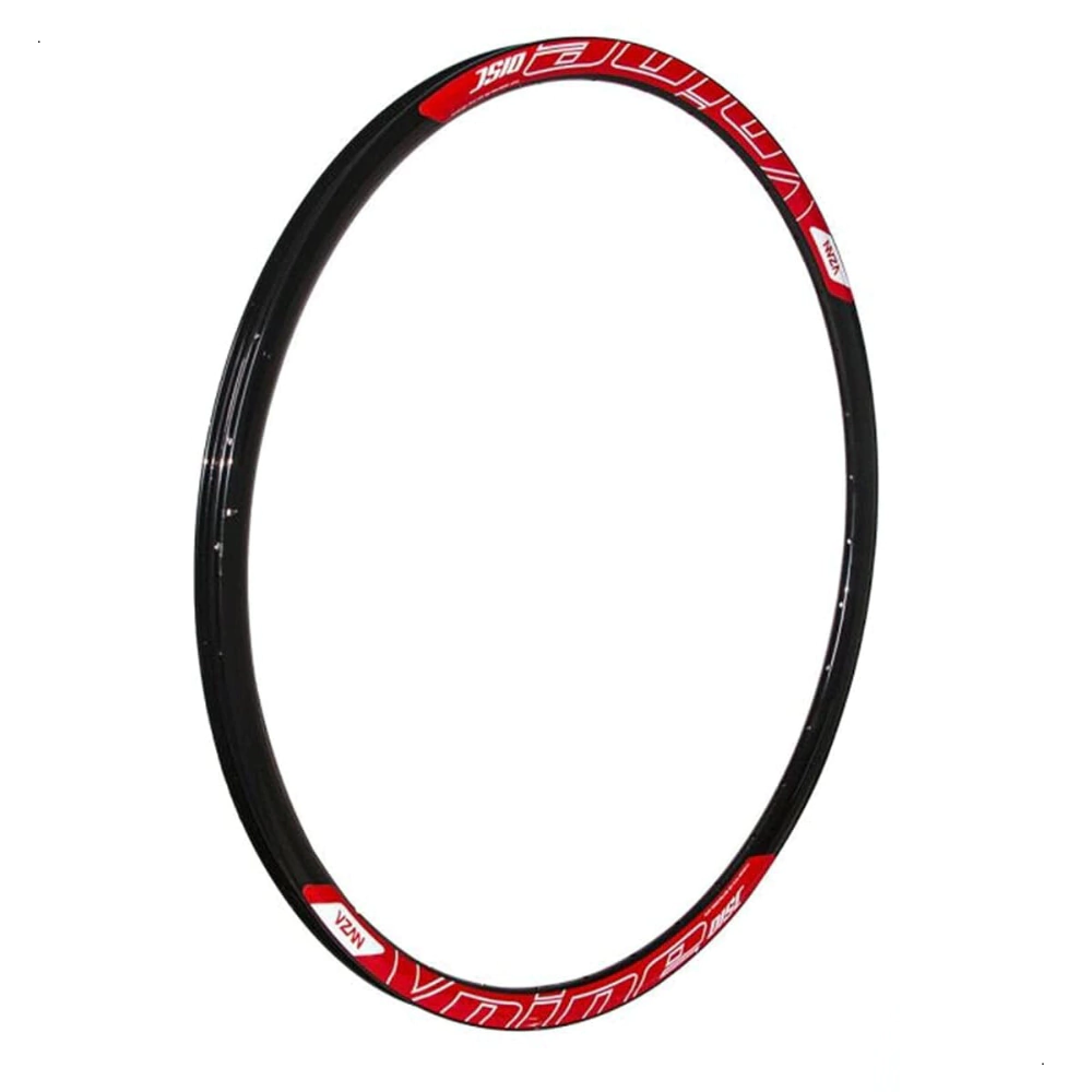 Aro Vzan 29 Vnine Disc 36F Parede Dupla Mtb Pto/Vermelho