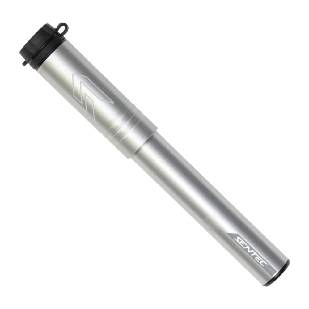 Mini Bomba Sentec Al p/Presta/Americana C/Mangueira 120PSI cinza