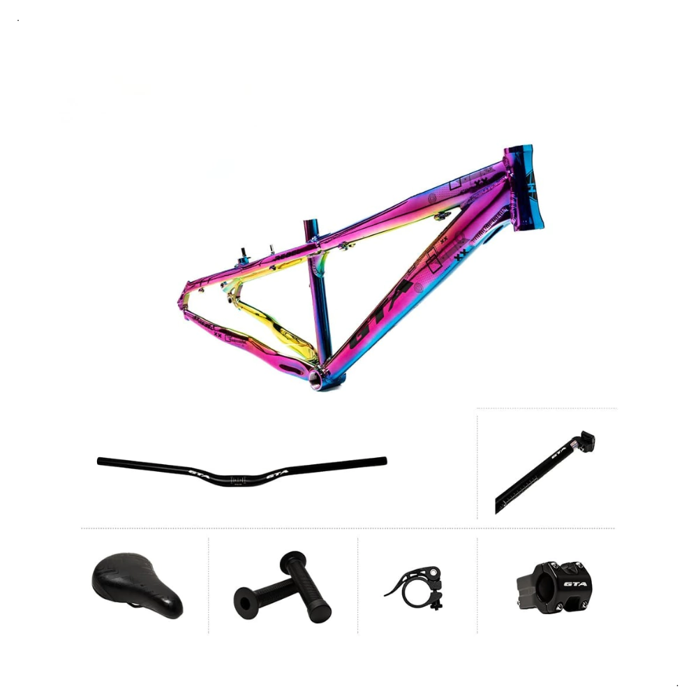 Kit Quadro Gta 26 Freeride Rebel camaleão + Peças Original