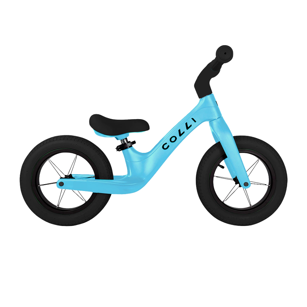 Bicicleta Colli Balance Equilibrio Pitukinha Azul Champanhe