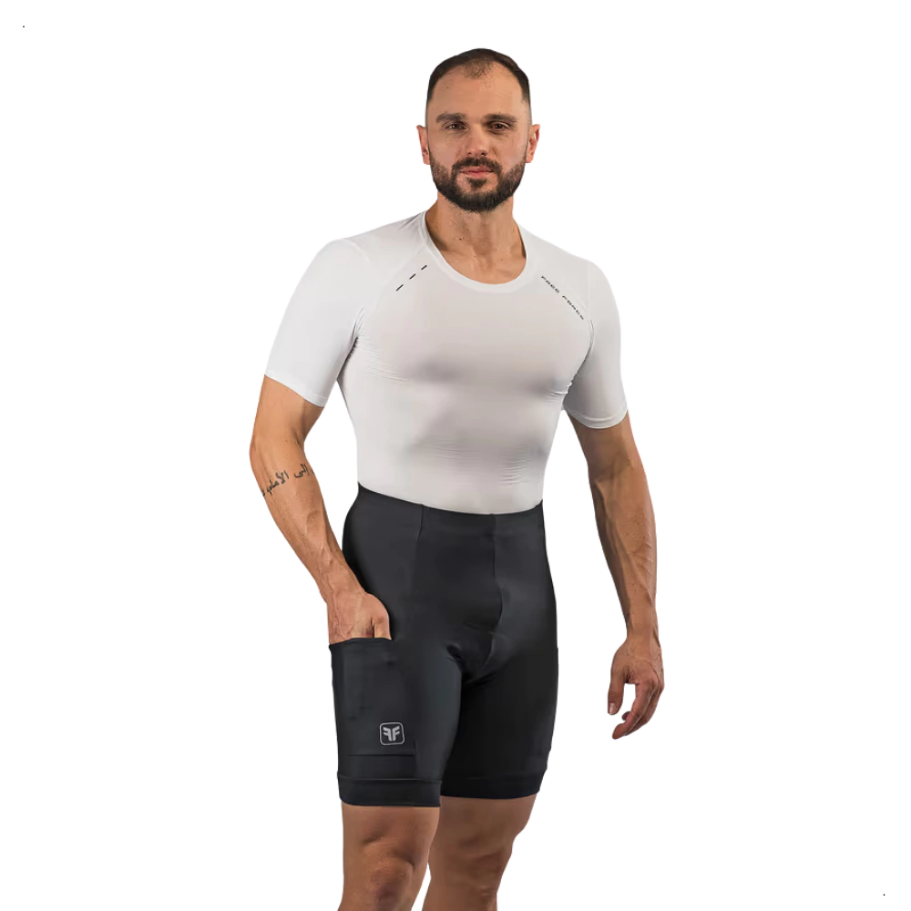 Bermuda Free Force Ciclismo Masculina Basic Tamanho M Preto
